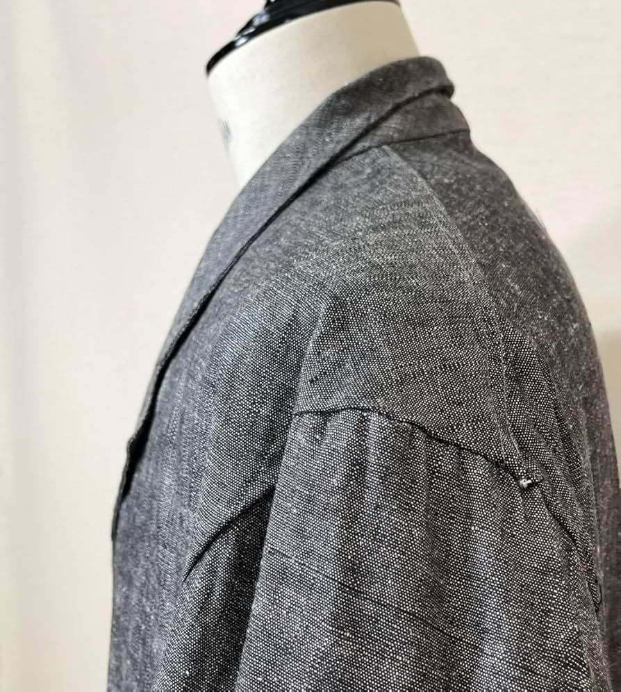 20s30s ビンテージ フレンチ リネン アトリエコート デッドストック 20s30s ビンテージ フレンチ リネン アトリエコート デッドストック